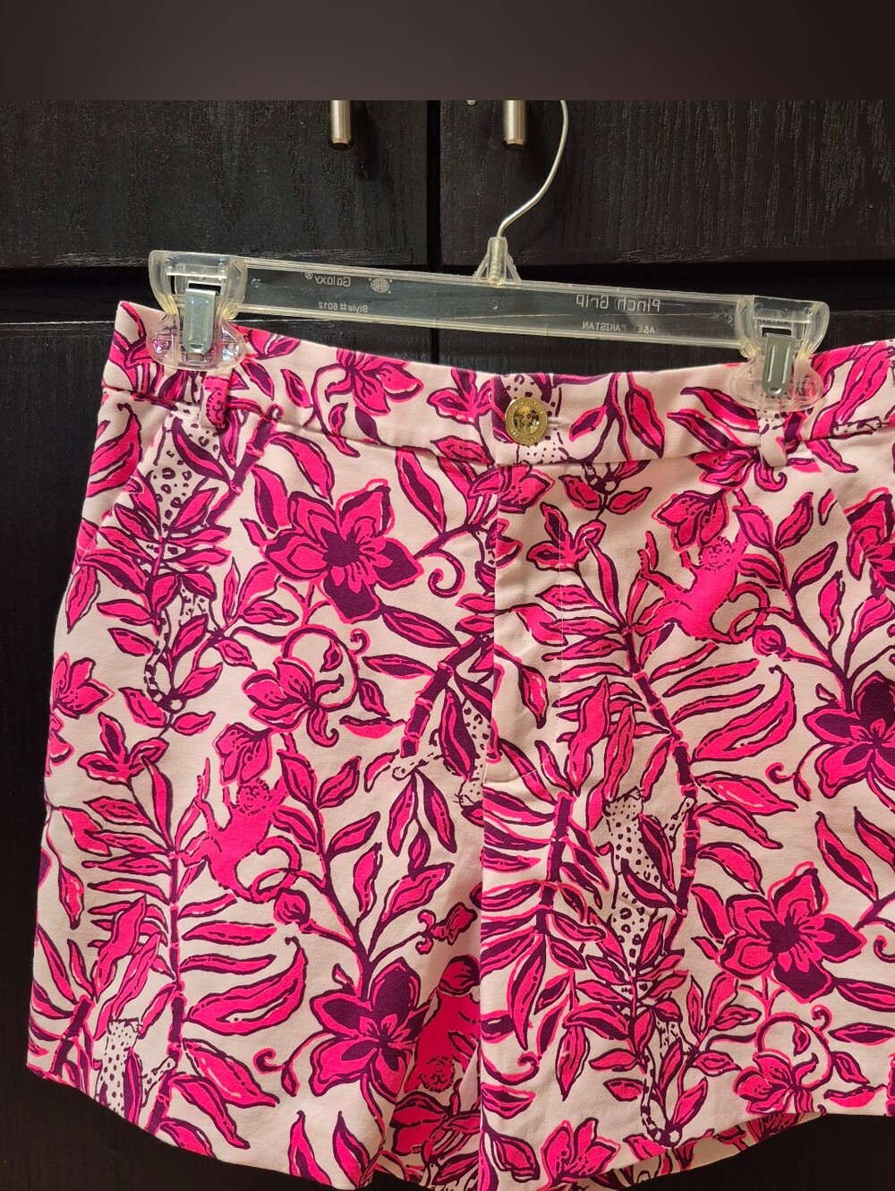 Lily Pulitzer Pink Gretchen Animal Shorts Sz 6